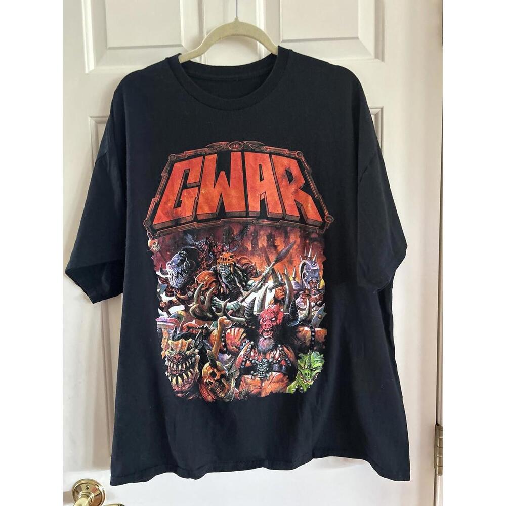 Gwar Tour 2022 Short Sleeve T Shirt Cotton Black Unisex NO SIZE TAG